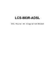 Longshine LCS-883R-ADSL Bedienungsanleitung