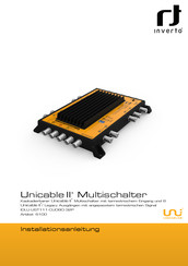 Inverto Unicable II Installationsanleitung