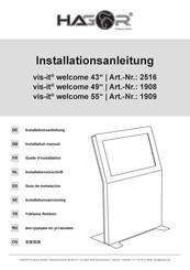 HAGOR vis-it welcome 43 Installationsanleitung