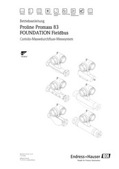 Endress+Hauser Proline Promass 83 FOUNDATION Fieldbus Betriebsanleitung