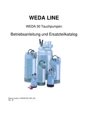 Dynapac WEDA 30 Betriebsanleitung Und Ersatzteilkatalog