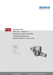 Auma SGExC 10.1-F10 Betriebsanleitung