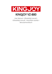 KINGJOY VZ-880 Benutzerhandbuch