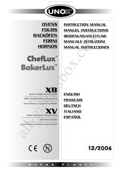 Unox ChefLux BakerLux XV Bedienungsanleitung