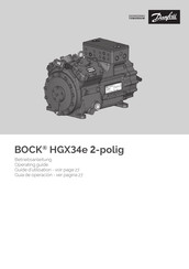 Danfoss BOCK HGX34e Betriebsanleitung