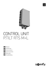 SOMFY P.TILT RTS M+L Anleitung