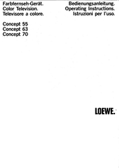 Loewe Concept 55 Bedienungsanleitung