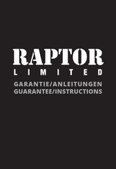 Raptor VX3NE Anleitungen