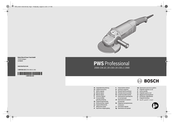Bosch PWS Professional 2000-230 JE Originalbetriebsanleitung