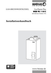 BROTJE EcoTherm Plus WGB 90 C Installationshandbuch