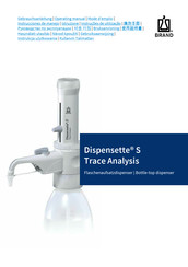 BRAND Dispensette S Trace Analysis Gebrauchsanleitung
