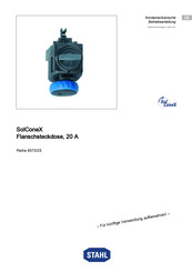 Stahl SolConeX Reihe 8570/25-3 Betriebsanleitung