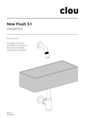 Clou New Flush 3.1 CL/03.03431 Montageanweisungen