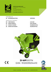 Zipper ZI-WP500TN Betriebsanleitung