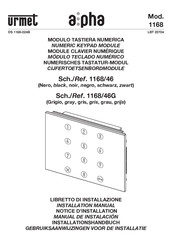 urmet alpha 1168/46 Installationshandbuch