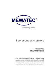 Mewatec E800 Bedienungsanleitung