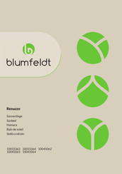 Blumfeldt 10033363 Montageanleitung