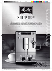 Melitta Solo & perfect milk Bedienungsanleitung