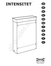 IKEA INTENSITET AA-1584320-2 Bedienungsanleitung