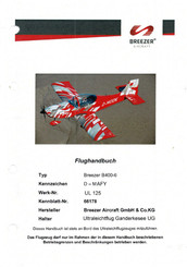 Breezer B400-6 Flughandbuch