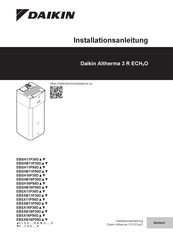 Daikin Altherma 3 R ECH2O EBSXB16P50D Serie Installationsanleitung