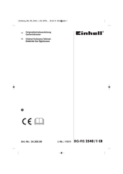 EINHELL 34.305.90 Originalbetriebsanleitung