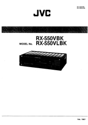 JVC RX-550VBK Bedienungsanleitung