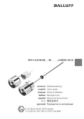 Balluff BTL7-A501-M J-DEXC-TA12 Serie Betriebsanleitung