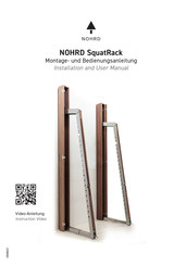 Nohrd SquatRack Montage- Und Bedienungsanleitung