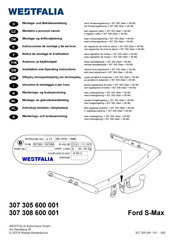 Westfalia 307 305 600 001 Montage- Und Betriebsanleitung