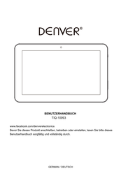 Denver TIQ-10093 Benutzerhandbuch
