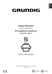 Grundig Edition 75 Backofenset Bedienungsanleitung