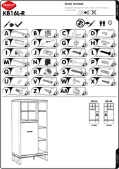 Profijt Meubel Hinsdale KB16L Montageanleitung