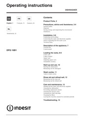 Indesit DPG 16B1 Gebrauchsanleitung