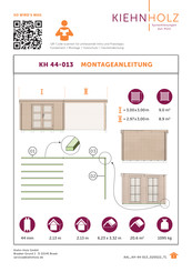 Kiehn-Holz KH 44 013 Montageanleitung