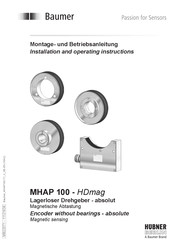 Baumer HUBNER BERLIN HDmag MHAP 100 Montage- Und Betriebsanleitung