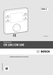 Bosch CR 100 Installationsanleitung Für Den Fachmann
