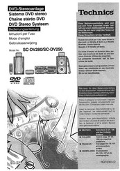 Technics SC-DV250 Bedienungsanleitung