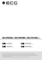 ECG ERS 21781 NIXA++ Bedienungsanleitung