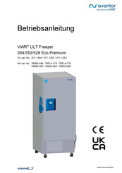 VWR avantor 352 Eco Premium Betriebsanleitung