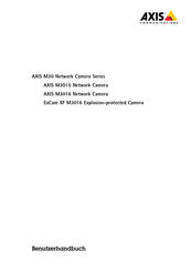Axis Communications M3015 Benutzerhandbuch