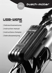 Busch+Müller USB-WERK AC Gebrauchsanweisung