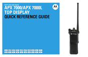 Motorola APX 7000 TOP DISPLAY Bedienungsanleitung