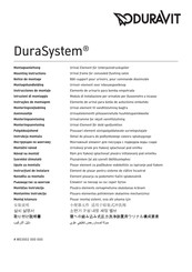 Duravit DuraSystem WD3002 000 000 Montageanleitung