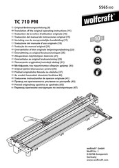 Wolfcraft TC 710 PM Original Bedienungsanleitung