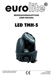 EuroLite LED TMH-5 Betriebsanleitung