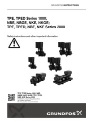 Grundfos NKE 2000 Serie Bedienungsanleitung