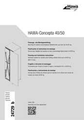 Hawa Concepta 40/50 Planungs- Und Montageanleitung