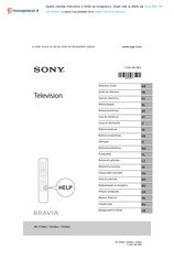 Sony BRAVIA XR-65A8xJ Referenz-Anleitung