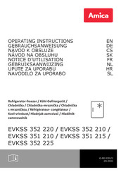 Amica EVKSS 352 225 Gebrauchsanweisung